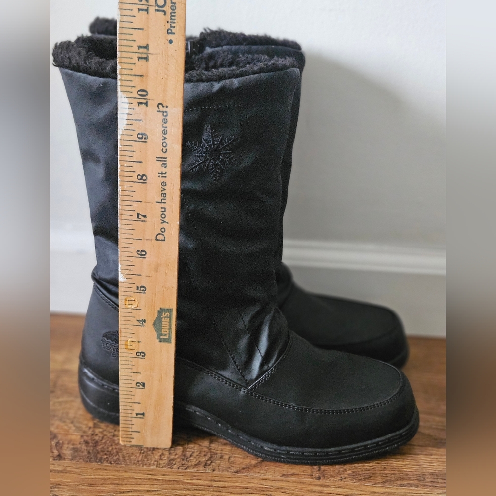 Totes Fur Lined Boots, Women's Size 7 - Picture 8 of 10